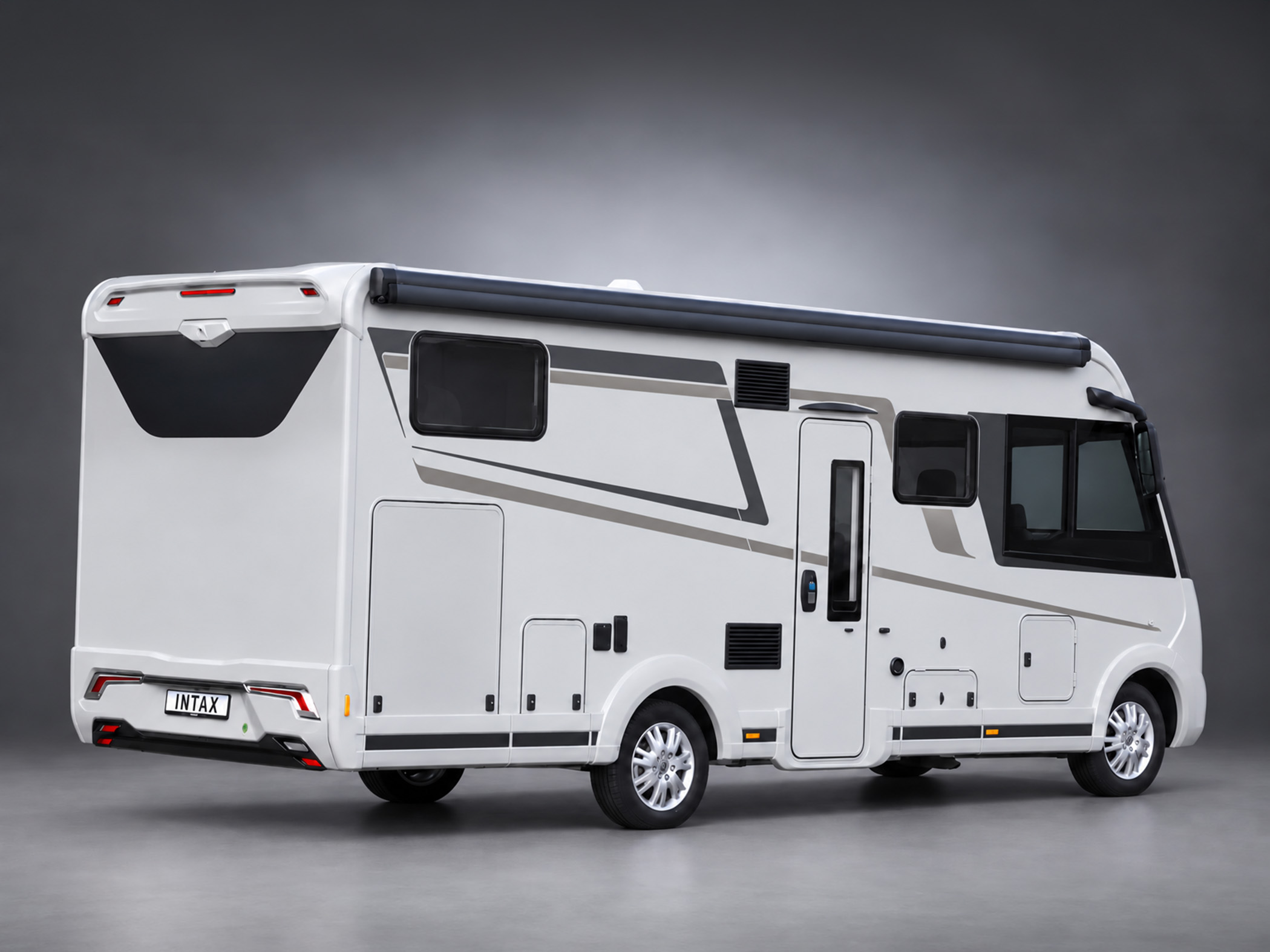 Wohnmobil vor der Folierung